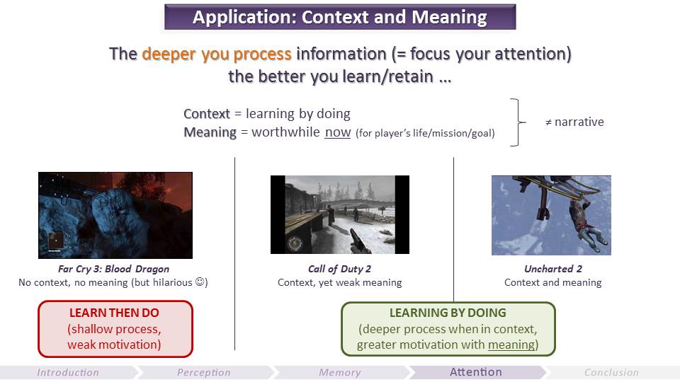 Attention: Context & Meaning | Video Game UX