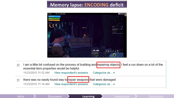 Memory Lapse - Encoding Deficit | Game UX